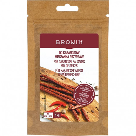 Browin Kabanossi vorstide maitseainesegu 310017, 30 g, ilma soolata, vorstidele