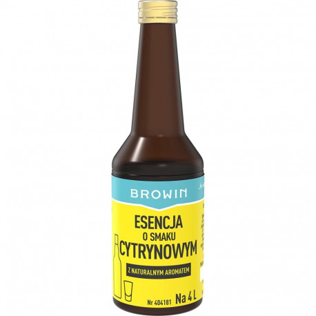 Browin Lemon Flavoured Essence, 404181, 40ml, for 4L of liquor, contains natural aroma
