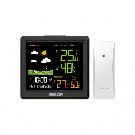 BALDRTHERM B0389WST2H2-V1 Weather Station with Outdoor Sensor