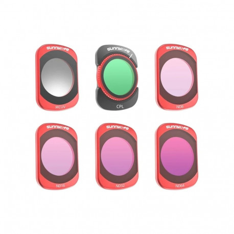 Sunnylife Pocket 4/Pocket 3 MCUV CPL ND8/16/32/64 Filter Set