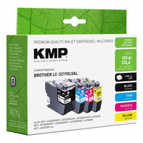 KMP 1537,4005 ink cartridge 4 pc(s) Compatible Black, Cyan, Magenta, Yellow