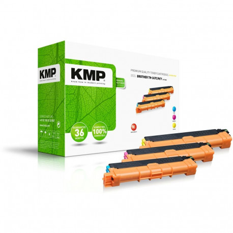 KMP B-T125X toner cartridge 3 pc(s) Compatible Cyan, Magenta, Yellow