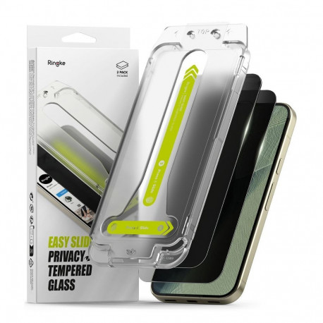 Ringke Ringke Easy Slide Privacy 2-Pack Tempered Glass Screen Protector for Google Pixel Pro 9 Pro X