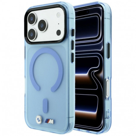 BMW BMW M IML Frosted Metal Logo & Trims MagSafe Case for iPhone 17 Pro / 18 Pro - Blue