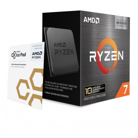 AMD CPU|| RyzenT 7|5800X3D| 3.4 GHz|8xCores|Cache 96 MB|Socket Socket AM4|TDP 105 W|Box|100-10000065