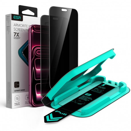 ESR ESR UltraFit Armorite Privacy 2-Pack Tempered Glass for iPhone 18 Pro Max