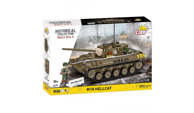 Blocks ehitusklotsid M18 Hellcat, 1026 klotsi