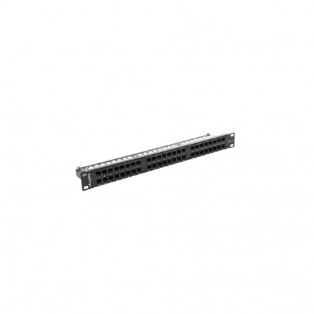 Patch Panel - Lanberg PPU6-1048-B 48-Port Black
