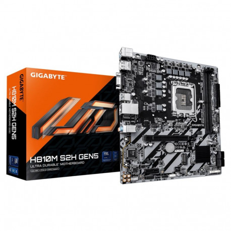 GIGABYTE H810M S2H GEN5 Motherboard - Intel Core Ultra (Series 2) CPUs, 4+1+2 Phases VRM, up to 6400