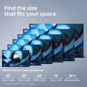 Hisense nutiteler 65U7SE 165.1cm (65") 4K Ultra HD Wi-Fi, must