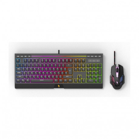 Acer mänguklaviatuur NAK200 + NMW200, kaasas hiir, USB, USA rahvusvaheline, must