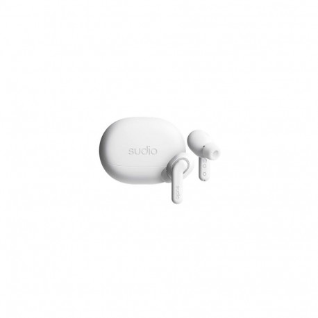 Sudio Earbuds | E4 Pro | Bluetooth | In-ear | Microphone | Cloud White | Noise canceling | Noise red