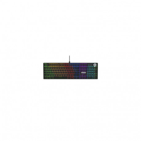 MSI mänguriklaviatuur FORGE GK320 RED USB QWERTY US International, must