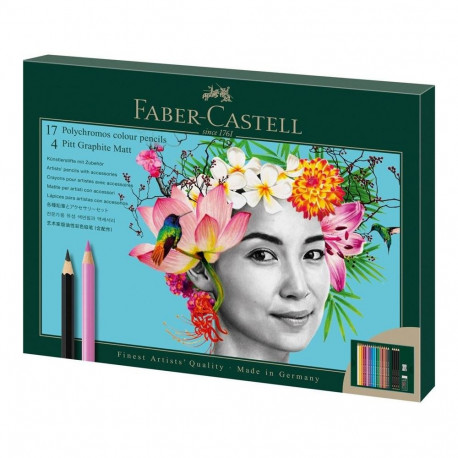 Faber-Castell Polychromos & Pitt Graphite Matt Set Multicolour 21 pc(s)