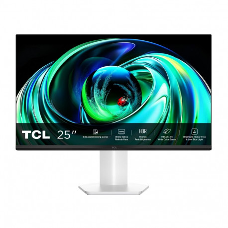 TCL 25G54 computer monitor 63.5 cm (25") 1920 x 1080 pixels Full HD QLED White
