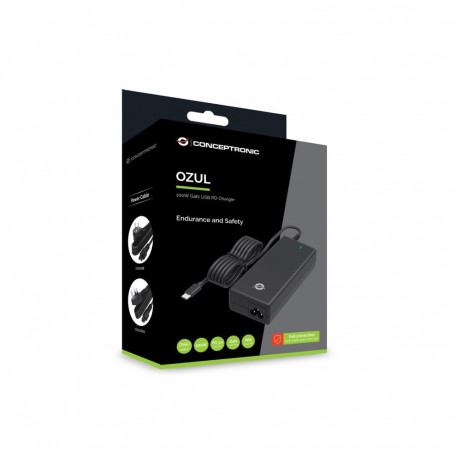 Conceptronic OZUL03BE 100W GaN Desktop USB PD Charger