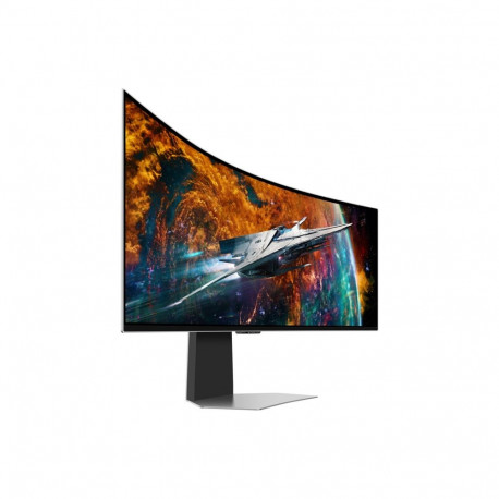 Samsung G95SC arvutimonitor 124.5 cm (49") 5120 x 1440 pikslit dual QHD OLED hõbedane