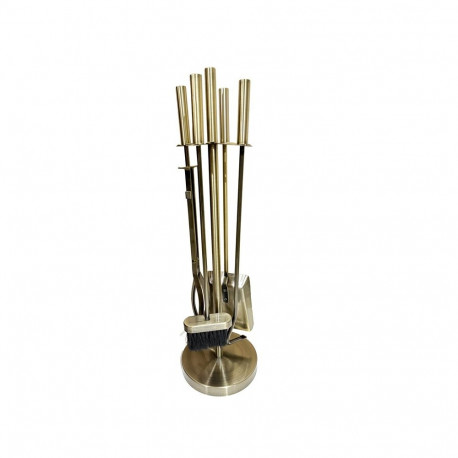 5 tk kaminatarvikute komplekt K191-A antiikmessing