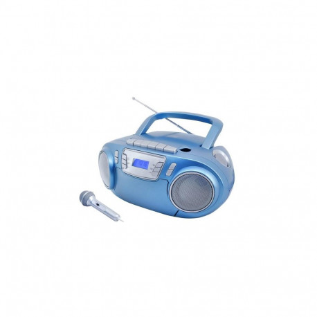 Soundmaster SCD5800BL Analog 3 W FM, PLL Blue, Silver MP3 playback