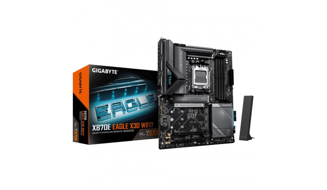 Gigabyte X870E EAGLE X3D WIFI7 | Processor family AMD | Processor socket AM5 | DDR5 | Supported hard