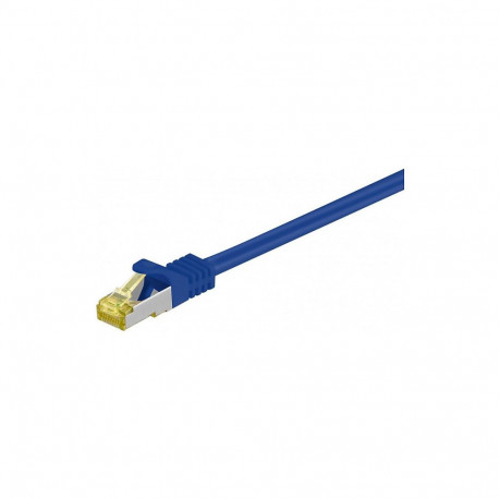 "Goobay RJ-45 Patchkabel Cat 6.a S/FTP (PIMF), mit Cat.7 Rohkabel (blau, 3 Meter, 500 MHz)"