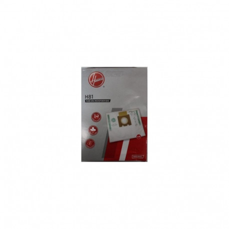 Hoover SALE OUT. | Pure Epa microfiber Vacuum cleaner bags | H81, | White | DAMAGED PACKAGING