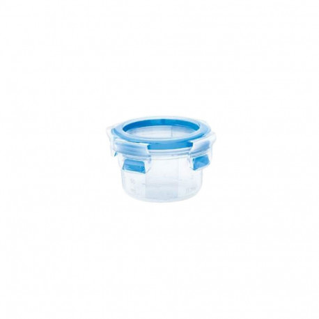 "Emsa 508550 Runde Frischhaltedose mit Deckel. 0.15 Liter. Transparent/Blau"