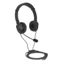 Kensington peakomplekt Classic EQ USB-C, mikrofoni ja helitugevuse juhtimisega