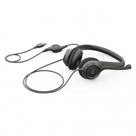 "Logitech USB Headset H390 - Headset - On-Ear"