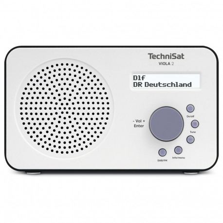 Technisat VIOLA 2, must-valge