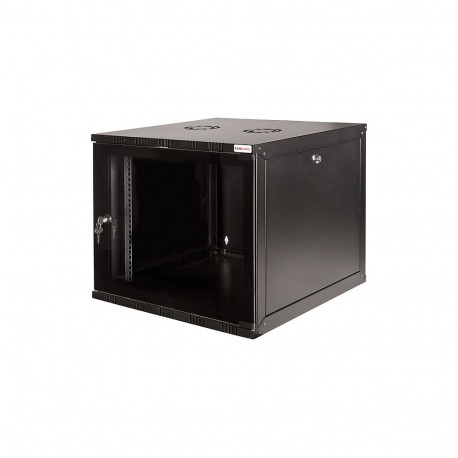 "19"" Wallmount SOHO Box 12U 540*550, flatpack, black"