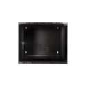 19" seinale paigaldatav SOHO kapp 12U 540*550, lamepakendis, must