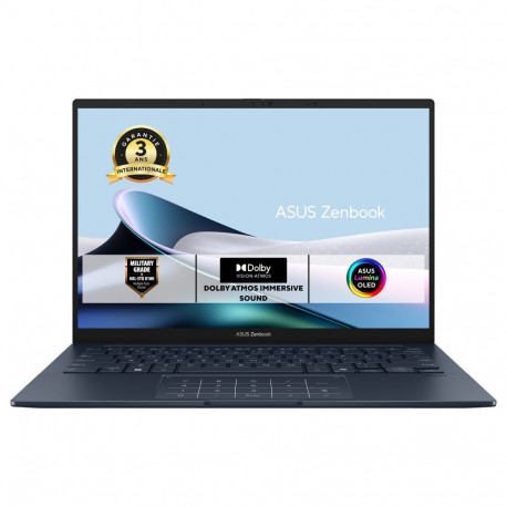ASUS Zenbook 14 UX3405CA-ISSQD0X U7-255H/16GB/512GBSSD/W11 Pro AZERTY prantsuskeelne klaviatuuripaig