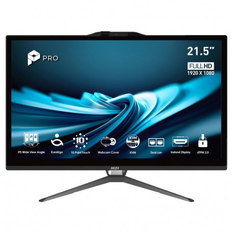 "MSI Pro AP222T 14MA-613EU i3-14100/8GB/512GBSSD/W11 Home AZERTY French Layout"