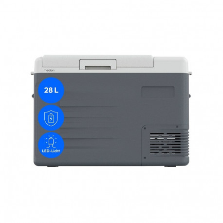 "Medion MD370026 CC35D Kompressor Kühlbox Kühl und Warm 35L grau"