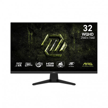 MSI mängurimonitor MAG 325QFDE E18V WQHD paneel 180Hz 0,5ms GtG Rapid VA-paneel