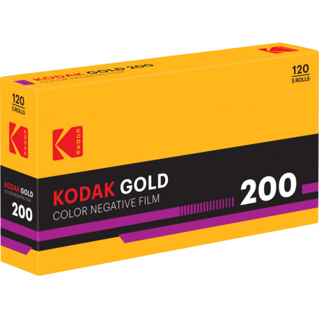 Kodak Eastman film Gold 200-120x5
