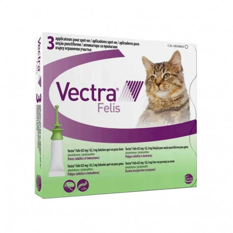 CEVA Vectra Felis kirbutilgad kassidele, 3tk