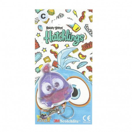 Helkur C, karabiinkinnitusega / Angry Birds, Hatchlings, lilla