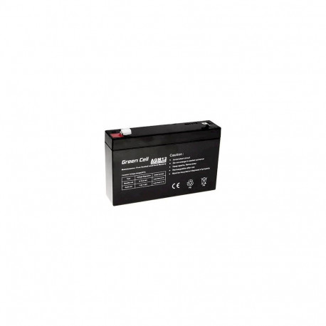 GreenCell AGM12 Maintenance-Free Battery for Toy Cash Register Alarm System 6V / 7Ah