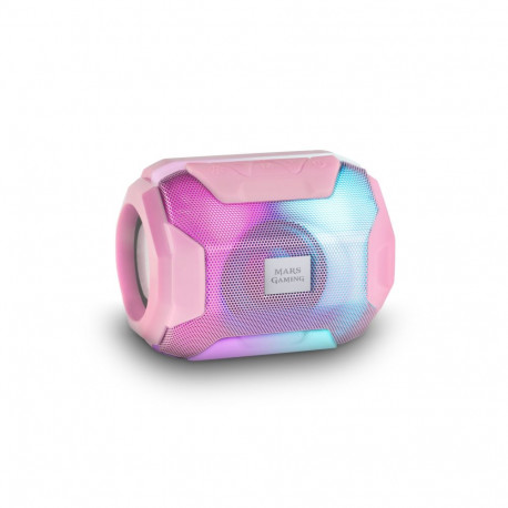 Mars Gaming MSBAXP Bluetooth 5.0 RGB Flow Portable Speaker 10W RMS / pink