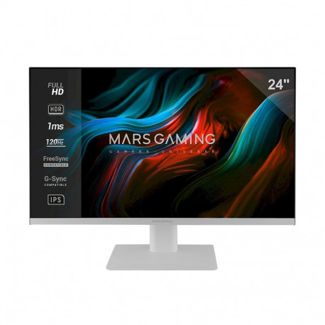 Mars Gaming MV24W Computer Monitor 24"  Fast IPS 120Hz 1ms / white