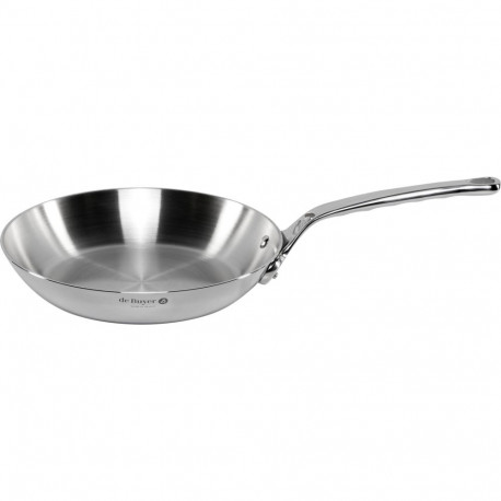 De Buyer Stainless Steel Induction Frying Pan Affinity 24cm (3724 24) deBuyer24) deBuyer 24)