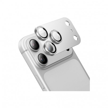 Kaamerakaitse Hoco iPhone 18 Pro Metal Armor, hõbe