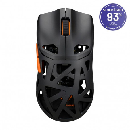 Deltaco Gaming hiir DM370 mõlema käega kasutatav RF-juhtmevaba + Bluetooth + USB Type-A optiline 120