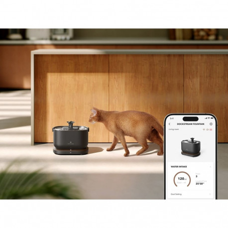 Petlibro Dockstream Smart dog/cat feeder/waterer Acrylonitrile butadiene styrene (ABS), Stainless st