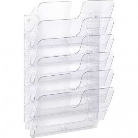 Durable voldikualus FLEXIPLUS 6 riiulit, läbipaistev
