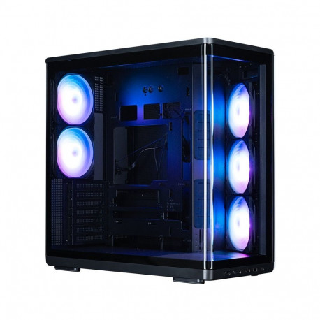 Zalman P60, ATX Mid Tower PC Case, 5 x 120mm ARGB Fans, Black
