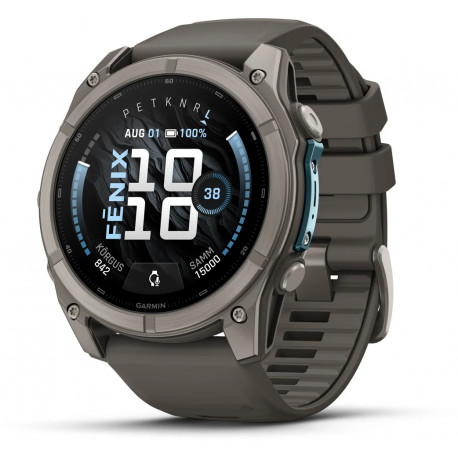 Garmin fenix 9 51mm, titanium/pebble gray