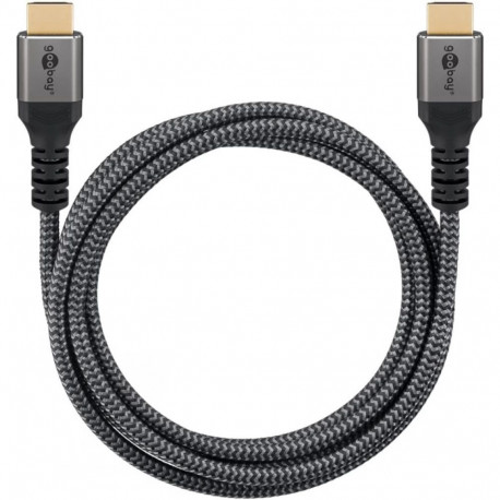 Goobay 64993 High Speed HDMI Cable with Ethernet (4K@60Hz), 1 m